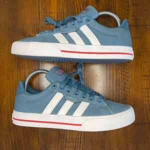 Adidas Daily 3.0 Shoes Kids Unisex Essentials Size 7 Red White Blue